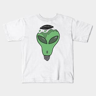 Alien Lightbulb Kids T-Shirt